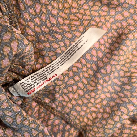 Free People Tan Sleeveless Buttoned Peplum Camisole - Picture 3 of 7